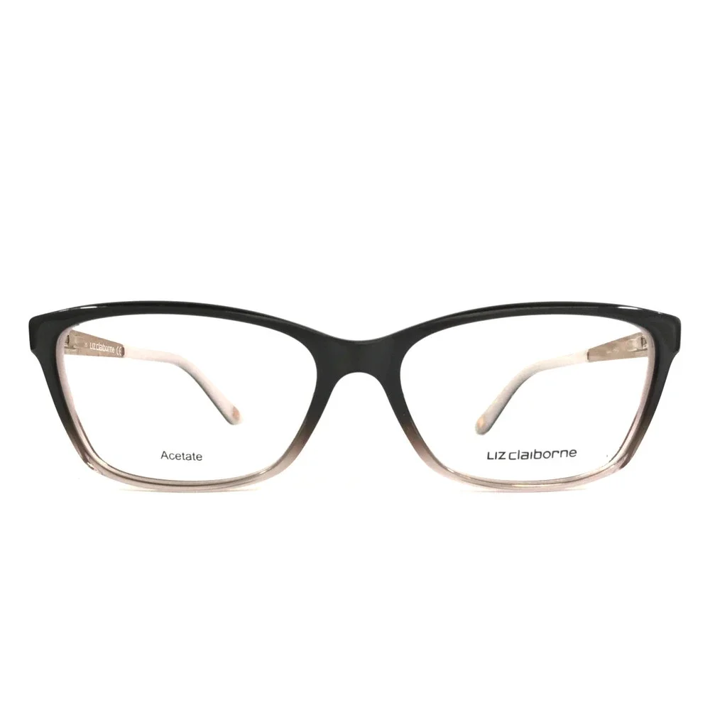Liz Claiborne Eyeglasses Frames L646 HAQ Gray Gold Gradient Fade 52-15-135